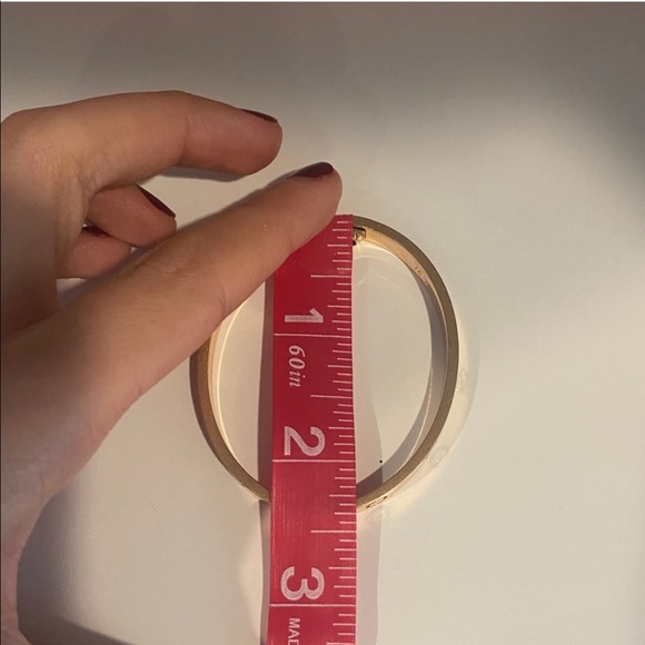 18k Gold Bracelet Bangle Trendy - Picture 5 of 6